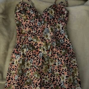 Animal print dress